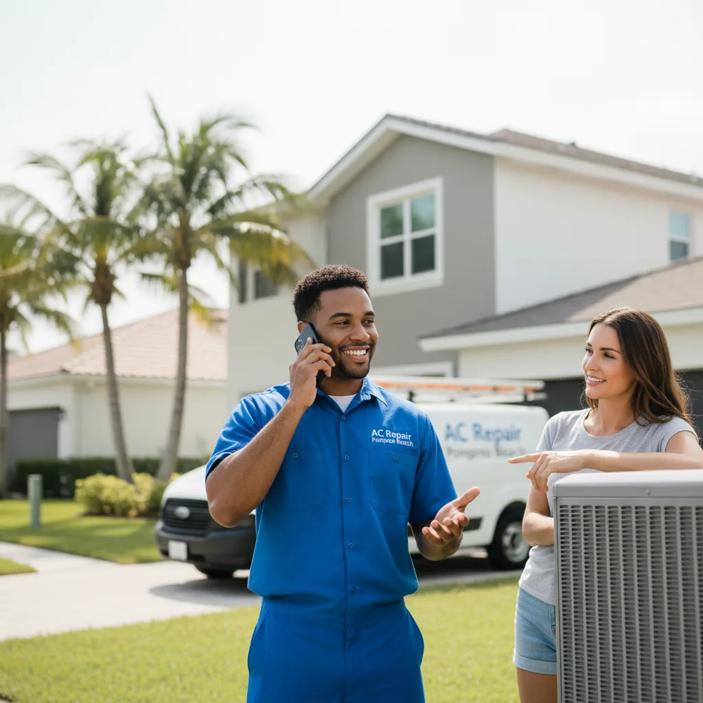 AC Repair Pompano Beach customer support in Hampton Bays